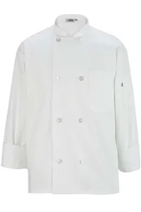 3300 Edwards 8 BUTTON LONG SLEEVE CHEF COAT