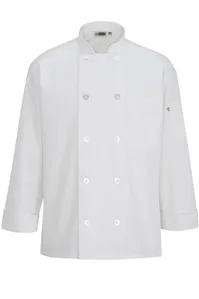 3363 Edwards 10 BUTTON CHEF COAT WITH MESH