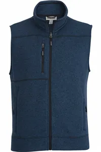3463 Edwards MENS SWEATER KNIT FLEECE VEST
