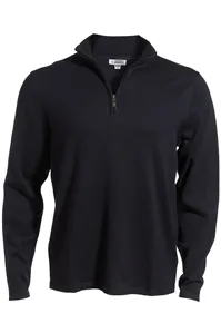 4072 Edwards QUARTER ZIP FINE GAUGE SWEATER