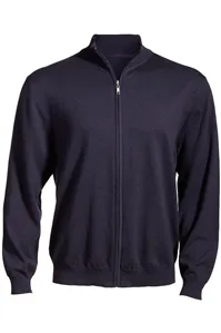 4073 Edwards FULL-ZIP FINE GAUGE SWEATER