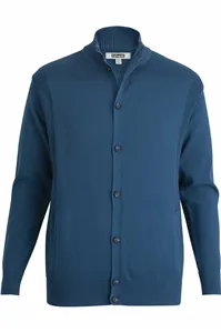 4075 Edwards UNISEX BUTTON FRONT CARDIGAN