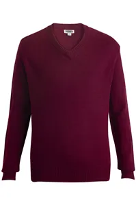 4565 Edwards UNISEX V NECK SWEATER