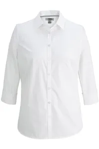 5317 Edwards LADIES 3/4 SLEEVE STRETCH BROADCLOTH SHIRT