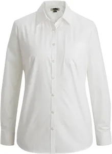 5354 Edwards LADIES ESSENTIAL BROADCLOTH SHIRT LONG SLEEVE