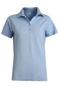 5500 Edwards LADIES BLENDED PIQUE SHORT SLEEVE POLO