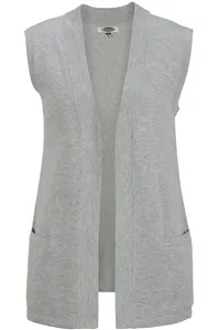 7026 Edwards LADIES OPEN CARDIGAN SWEATER VEST