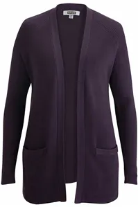 7053 Edwards LADIES OPEN FRONT TUNIC CARDIGAN