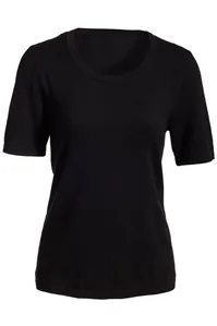 7055 Edwards LADIES SHORT SLEEVE SCOOP NECK SWEATER