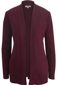 7059 Edwards LADIES OPEN CARDIGAN ACRYLIC SWEATER