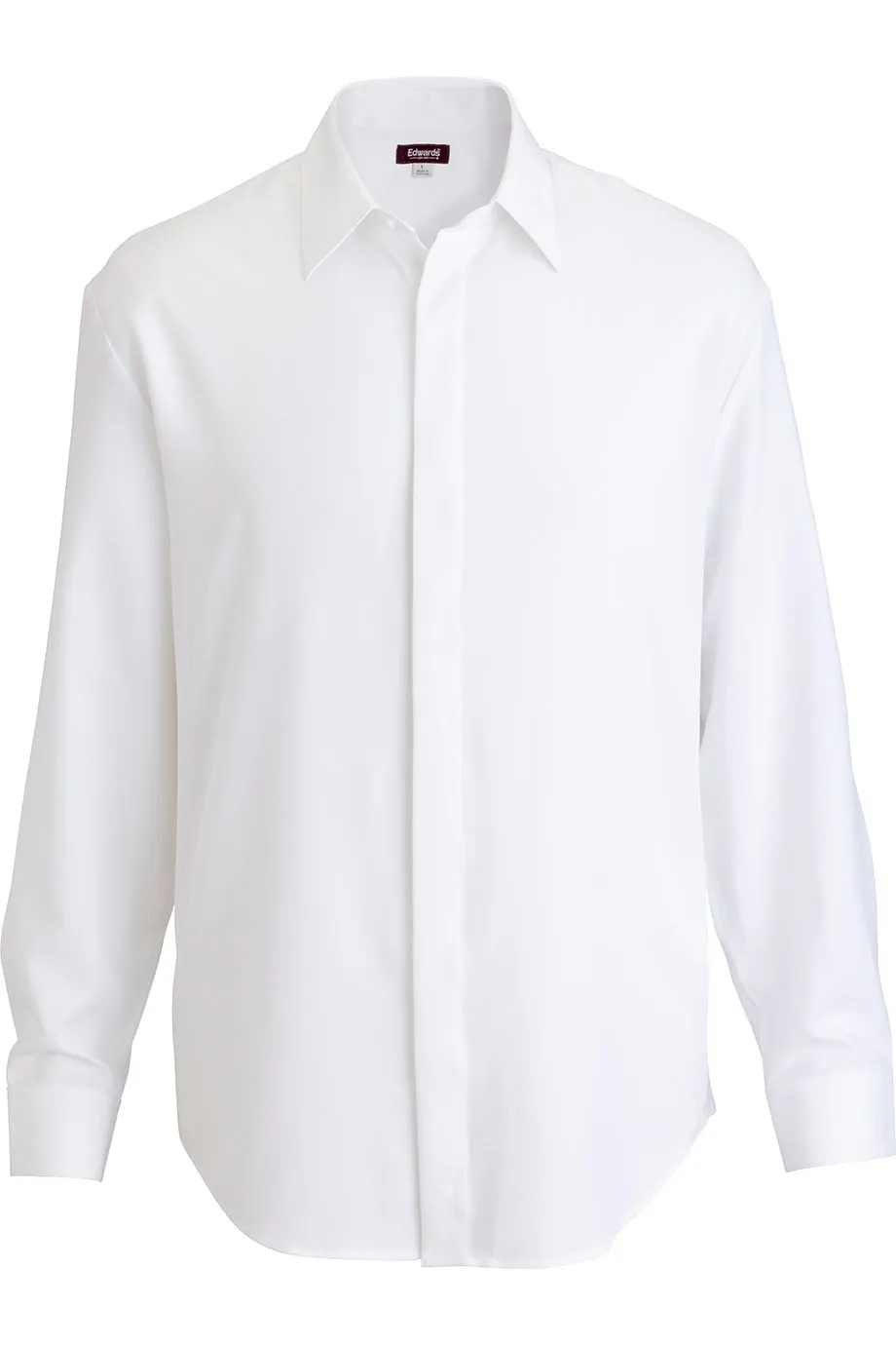 1297 Edwards Garment EDWARDS FLEXBATISTE CAFE LONG SLEEVE MENS SHIRT