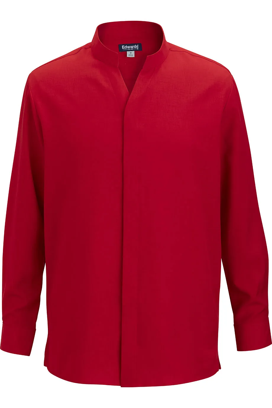 1399 Edwards Garment EDWARDS FLEXBATISTE STAND UP COLLAR LONG SLEEVE MENS SHIRT