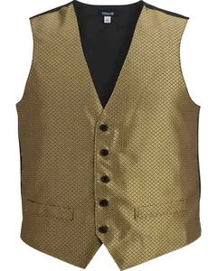 4394 Edwards Garment EDWARDS MENS BROCADE VEST