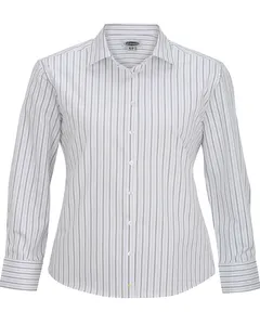 5983 Edwards Garment WOMENS LONG SLEEVE PATTERNED DRESS SHIRT
