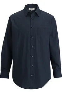 1354 Edwards Garment EDWARDS MENS ESSENTIAL BROADCLOTH SHIRT LONG SLEEVE