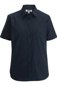 5356 Edwards Garment EDWARDS LADIES ESSENTIAL BROADCLOTH SHIRT SHORT SLEEVE