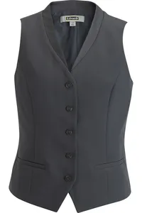 7398 Edwards Garment EDWARDS LADIES OTTOMAN TRIM VEST