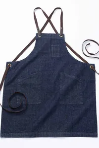 9097 Edwards Garment EDWARDS 3 POCKET CROSS-BACK BIB APRON