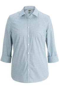 5317 Edwards LADIES 3/4 SLEEVE STRETCH BROADCLOTH SHIRT