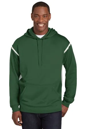 F246 Sport-Tek Tech Fleece Colorblock Hooded Sweatshirt.