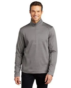 F248 Port Authority Diamond Heather Fleece 1/4-Zip Pullover