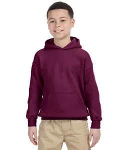 G185B Gildan Youth Heavy Blend 50/50 Hooded Sweatshirt