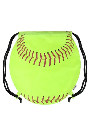 BG157 GameTime Softball Drawstring Bag