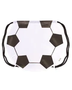BG153 GameTime Soccer Drawstring Backpack