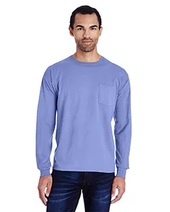 GDH250 ComfortWash by Hanes Unisex Garment-Dyed Long-Sleeve T-Shirt with Pocket