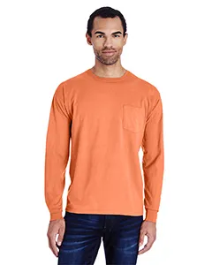 GDH250 ComfortWash by Hanes Unisex Garment-Dyed Long-Sleeve T-Shirt with Pocket