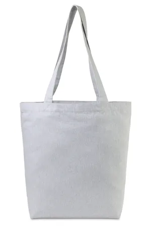 102036 Gemline Aware? Recycled Cotton Shopper Tote Bag With Interior Zip Pocket