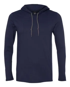987 Gildan Softstyle Lightweight Hooded Long Sleeve T-Shirt