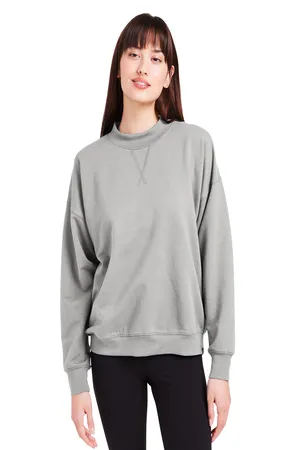 PDP6789 Glyder Ladies Vintage Oversized Crew Pullover