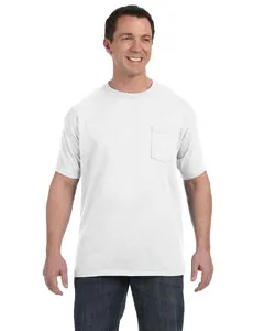 H5590 Hanes Mens Authentic-T Pocket T-Shirt