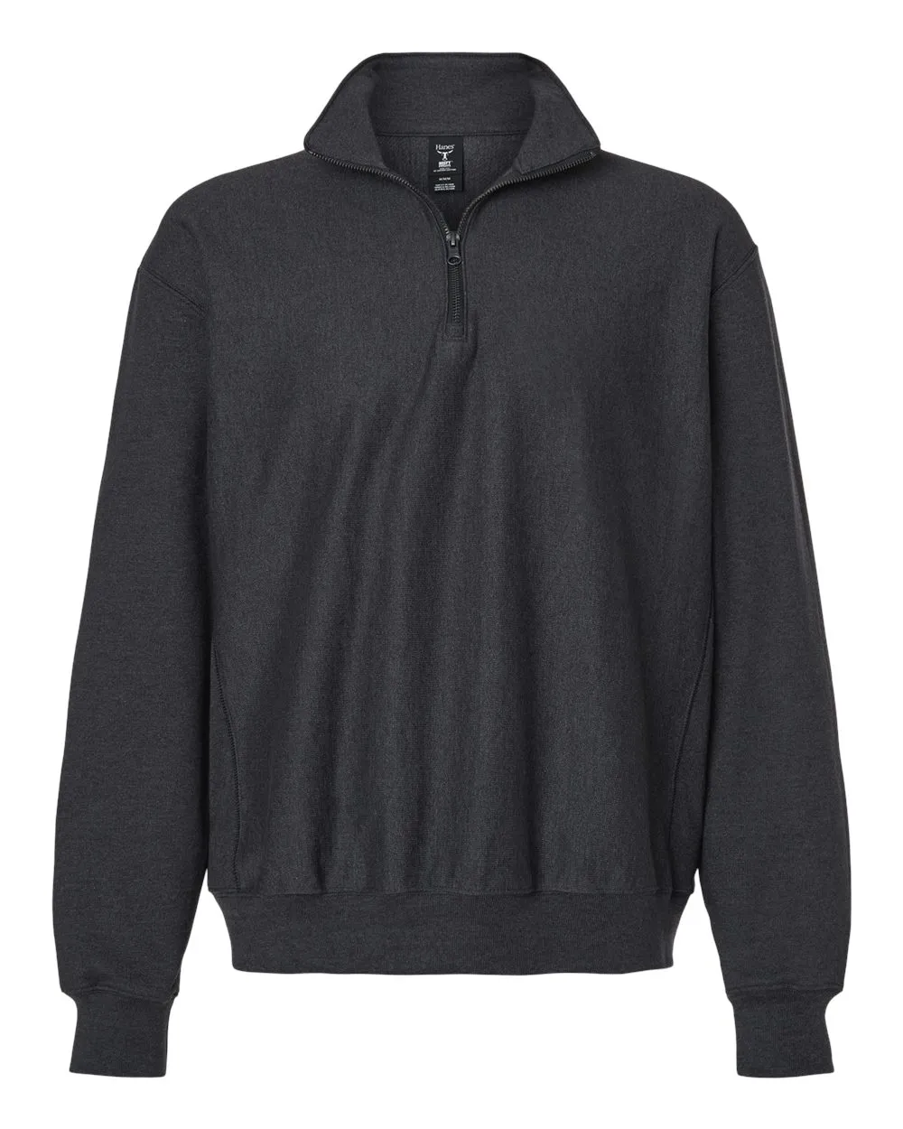 OG900 Hanes Mens Beefy Sweats Premium Heavyweight Quarter-Zip Sweatshirt