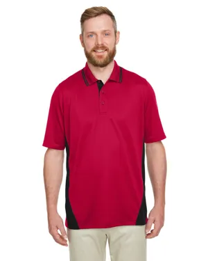 M386T Harriton Mens Tall Flash Snag Protection Plus IL Colorblock Polo