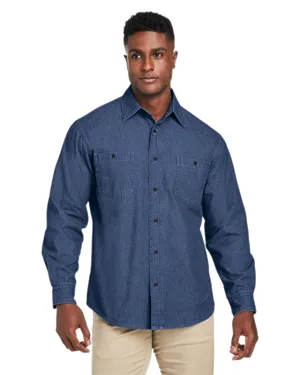 M540 Harriton Mens Denim Shirt-Jacket
