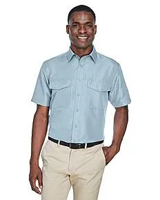 M580 Harriton Mens Key West Short-Sleeve Performance Staff Shirt