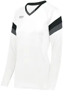 342242 HIGH FIVE Ladies TruHit Tri-Color Long Sleeve Jersey