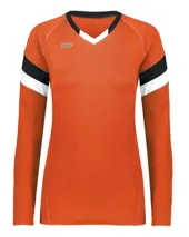 342243 HIGH FIVE Girls TruHit Tri-Color Long Sleeve Jersey 342243 HIGH FIVE Girls TruHit Tri-Color Long Sleeve Jersey