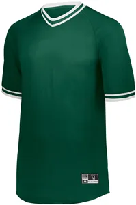 221221 Holloway Youth Retro V-Neck Baseball Jersey