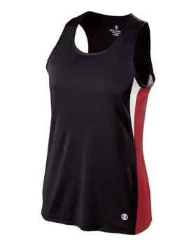 221340 HOLLOWAY Ladies Vertical Singlet 221340 HOLLOWAY Ladies Vertical Singlet
