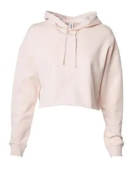AFX64CRP Independent Trading Co. Women’s Lightweight Cropped Hooded Sweatshirt