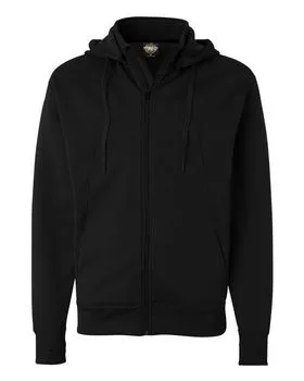 EXP80PTZ Independent Trading Co. Poly-Tech Full-Zip Hooded Sweatshirt