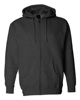 IND4000Z Independent Trading Co. Heavyweight Full-Zip Hooded Sweatshirt