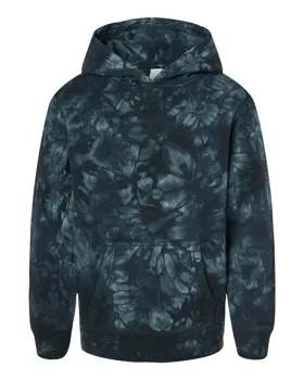 PRM1500TD Independent Trading Co. Youth Midweight Tie-Dyed Hooded Sweatshirt