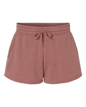PRM20SRT Independent Trading Co. Women’s Lightweight California Wave Wash Fleece Shorts