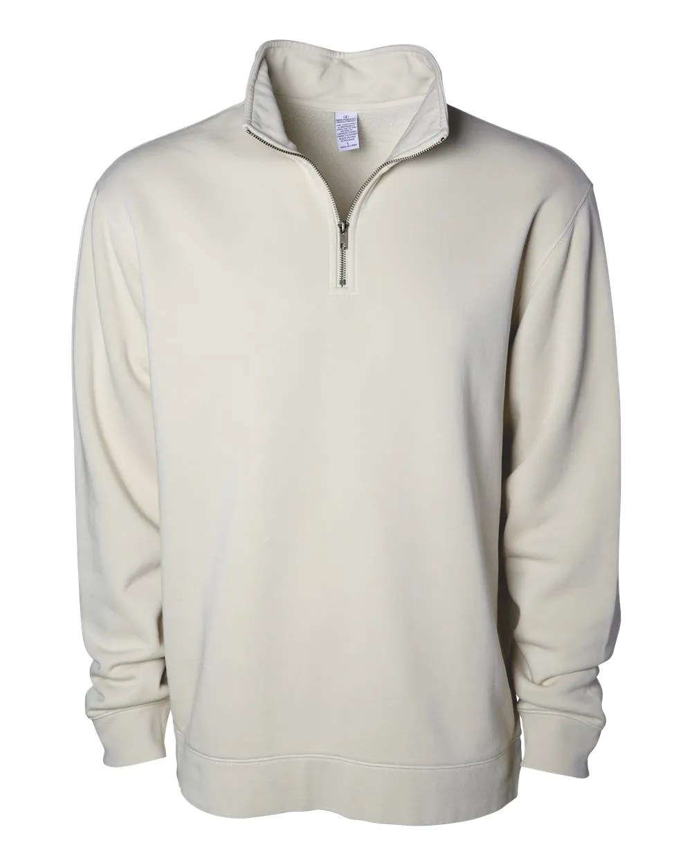 PRM4600QZ Independent Trading Co. Unisex Pigment-Dyed Quarter-Zip Pullover