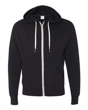 PRM90HTZ Independent Trading Co. Unisex Heathered French Terry Full-Zip Hooded Sweatshirt