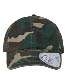 HATTIE Infinity Her Womens Garment-Washed Fashion Print Cap